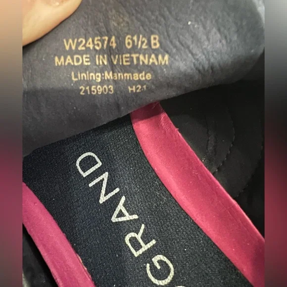 Cole Haan Women’s ZeroGrand O.S. Leather Blue Lace Up Comfort Shoes Sz 6.5 - Picture 7 of 8